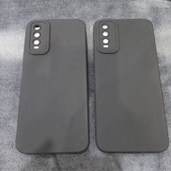 Black Matte Case Vivo Y20 , Y20s , Y12s Hitam Polos Matte Soft case