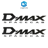 สติ๊กเกอร์ D-MAX SPACECAB - ISUZU D-MAX ปี2002-2006 ติดข้างท้ายกระบะ