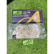 Aji Racing Gold Color Chain 415H/428H/428 O-Ring Chain/Rantai Racing Color Mas/Motorcycle Chain Heav