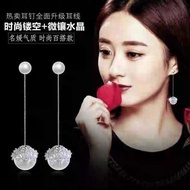 Dfdf2020 New Style 925 Silver Lace Long Earrings Earrings Korean Earrings Tassel Earrings Earrings