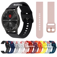 Silicone strap sport band same color button For Garmin Vivomove Luxe/Style