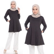 Aqeela Muslimah Nursing T-Shirt - Black ai957a