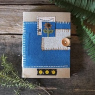 Minimal style notebook Sunflower. handmade notebook diary handmade 筆記本