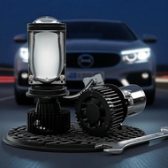 TCYATO P60 Mini H4 6000K White LED Projector Headlights 1 Pair