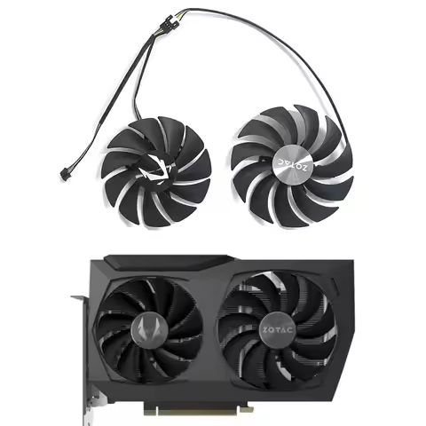New GPU Fan 4PIN 89MM 100MM CF9015H12S CF1010U12S White RTX 3070 3060 Dual GPU for Zotac RTX 3070 Tw
