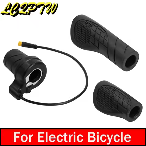 Electric Bike Thumb Throttle 76X/FT-76X Half Twist Throttle Handle 12-72V Right Hand Accelerator Wat