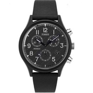 Clearance - Timex MK1 Supernova Chronograph Leather Strap Watch 42mm - TW2T29500 * 100% original