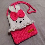 Handmade Children's Knitted Bag | Mini Rabbit Bag | Crochet Crochet | Handmade Handmade Handmade | B