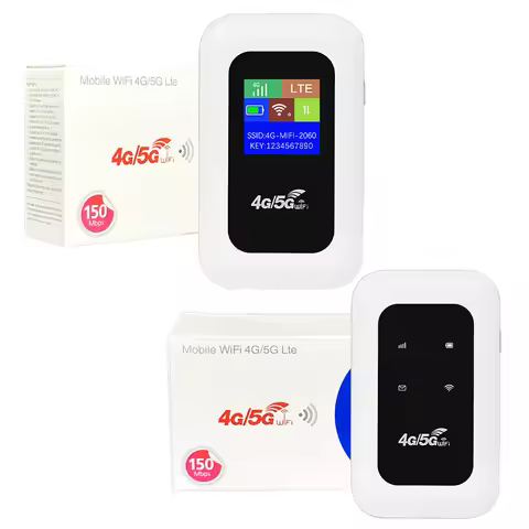 4G/5G Mobile WIFI Router 150Mbps 4G LTE Wireless Router 2200mA Portable MiFi Modem Mobile Pocket Wif