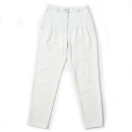 成色極佳，香奈兒 (CHANEL) P64118V60184 100%純棉 Coco 紐扣牛仔褲，靛藍色，38碼，義大利製造，正品，女款