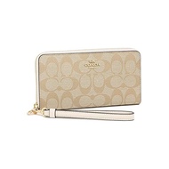 [Coach] Outlet Long Wallet Signature Beige White Women's Coach C4452 IMDQC [Parallel Import]]