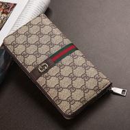 NEW_GUCCI Classic Men's And Women's Wallets, Men's Long Handbags, Men's Zipper Long Bags, Mobile Phone Bags, Men's Multi