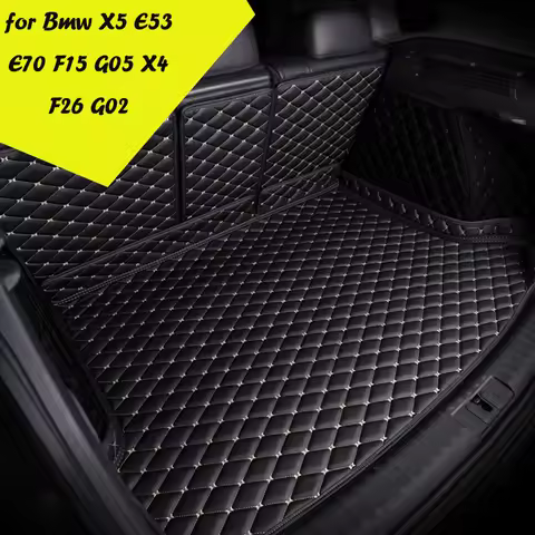 Customized For Bmw X5 E53 E70 F15 G05 X4 F26 G02 Full Surround Car Trunk Mat Interior Details Carpet