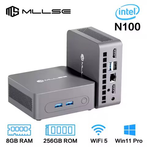 MLLSE G3 Mini PC Intel Alder Lake N100 Windows 11 Pro DDR4 16GB RAM 512GB ROM WiFi 5