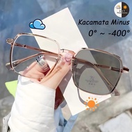Fashion Glasses Minus Glasses Photochromic Glasses Optical Glasses Radiation Protection -0.50 -1.00 