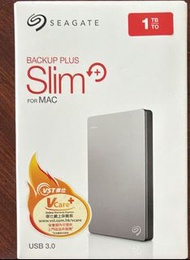 Seagate Backup Plus Slim for Mac 1TB 外置硬碟