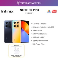 [New Arrival] Infinix Note 30 Pro (8GB+256GB) | Mediatek Helio G99 | 6.67" FHD+ AMOLED Display | Triple Rear Camera 108MP - Original Infinix Malaysia Warranty