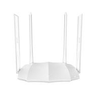 Bộ Phát Wifi Chuẩn AC1200 Tenda AC5 Màu Trắng Tặng Cáp Mạng Dây Đồng 8 Sợi Dài 2 mét - Hàng Chính Hã