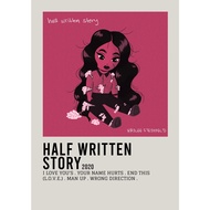 【READY STOCK】Poster Cover Album Half Written Story by Hailee Steinfeld for Room/Barber/Gift/Gym
