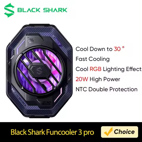 Original Black Shark Cooler 3 Pro For iphone 15/ROG 7/Nubia Redmagic 8s Pro/Xiaomi Smartphone FunCoo