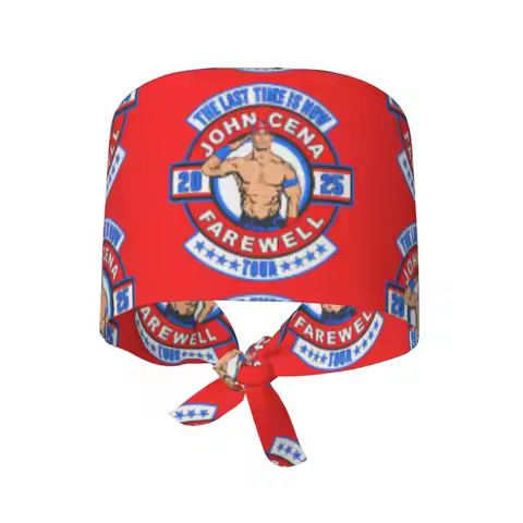 Aesthetic John Cena Netflix NetflixWwe Raw Scrub Hat Doctor Working Surgical Cap Men Women Adjustabl