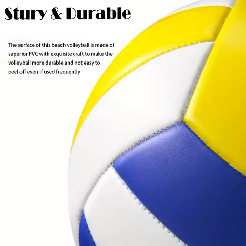 A No. 5 PVC soft indoor and outdoor volleyball, suitable for beginners and adults as a sports traini