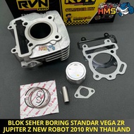 BLOK SEHER BLOCK SEHER BORING KOMPLIT ISI PISTON KIT VEGA ZR JUPITER Z NEW ROBOT 5D9 ORIGINAL RVN BO