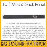 RS-Pro 19inch 1U Blank Black Panel 1U | Server Rack | RACK CASE | FlightCase