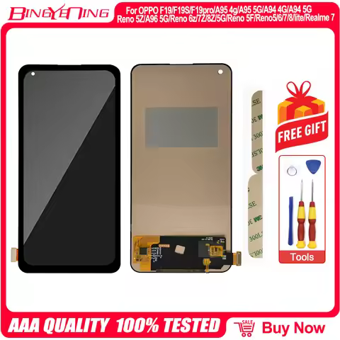 100% Original Brand New For OPPO F19/F19S/F19 Pro/A95 4g/5G/A94 4G/5G/Reno5Z/A96 5G/Reno 6z/7Z/8Z/5G