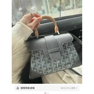 Goy/goyXXXSagon Bag Wooden Handle Portable Shoulder Bag