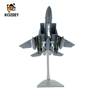 KOZEEY 1/100 F 15E Fighter Fighter Aircraft Model Collectables Metal Planes Fighter Model Toy for De