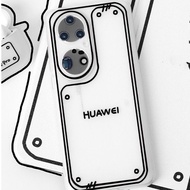 iP 12 Pro Max iP 13 Pro Max Two Dimensional Soft TPU Clear Solid Case Casing