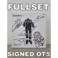 Fullset Signed Album Bigbang Still Alive (Special Ed) Taeyang Ver OT5 G-Dragon GD Gdragon T.O.P TOP 
