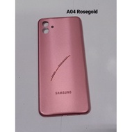 Backdoor rear cover back cover Samsung A04 rosegold