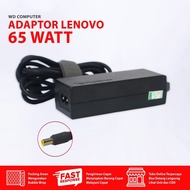 Adaptor Charger Lenovo 65 Watt Jarum Besar Adaptor Bulat 65 W Lenovo