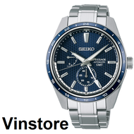 [Vinstore] Seiko Presage Sharp Edge GMT SPB303J1 Limited Edition Japan Made Automatic Stainless Steel Blue Dial Men Watch SPB303J SPB303