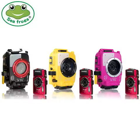 Seafrogs Scuba Diving Camera Case Cover For Olympus TG 4 Underwater Photography Equipment Waterproof