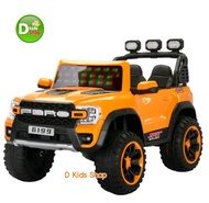D Kids รถแบตเตอรี่เด็ก รถจีฟเด็ก รถเด็ก FORD EVEREST 4x4 w ของเล่นแบตเตอรี่เด็ก มีไฟหน้าสวยมา๊ากก