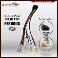 PERODUA Plug and Play Socket Cable Player Socket Suitable for Car Android Player (1PC) MYVI ALZA