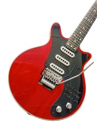 Brian May Red Special Guitar 24 Frets 3 Burns Tri-Sonic Pickups Floyds Tremolo Bridge
