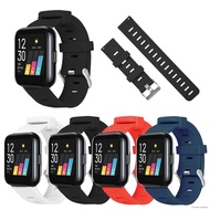 ﹍◕Realme Watch Band Silicone Replacement Wrist Strap Accessories