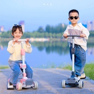 Electric Scooter for Kids Folding Scooter with Bluetooth Music Rechargeable Kids Scooter with Seat