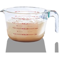 8 Cup Large Glass Measuring Cup - Kitchen Mixing Bowl Liquid Measure Cups Glass Tupperware Bakeware 