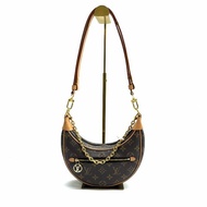 Louis Vuitton LV 棕色 老花 loop 豌豆 肩背包