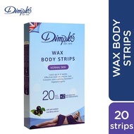 Dimples 20 Wax Body Strips - Normal Skin