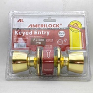AmeriLock Door Knob Lock Stainless Spherical Door Lock (588 P/B)