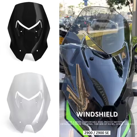 Accessories Visor Windscreen Z900 Z 900 SE Sport Windshield Motorcycle Fits For KAWASAKI Z900 Z 900 