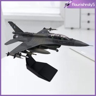 [Flourishroly5] Simulation 1:72 F16 Aircraft Model Stimulated Airplane Collection Model Retro Plane 