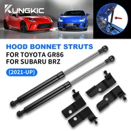 KUNGKIC For Subaru BRZ Toyota GR86 2022-2026 Hydraulic Support Rod Hood Bonnet Struts Engine Cover S