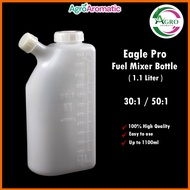 Eagle Pro Mixer tank Petrol 2T Oil Mixing Bottle 1.1L for Hand blower / Brush Cutter / Chain saw / K